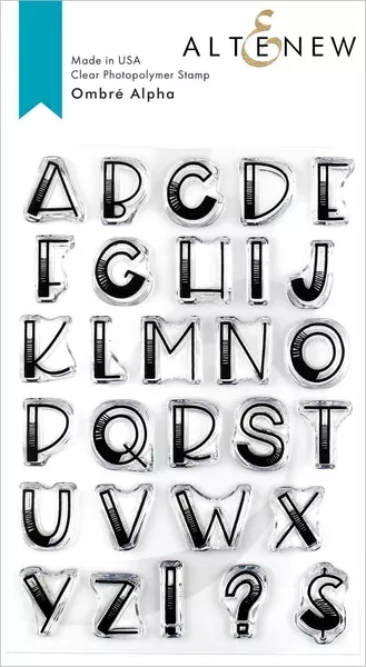 Ombre Alpha Stamp Set