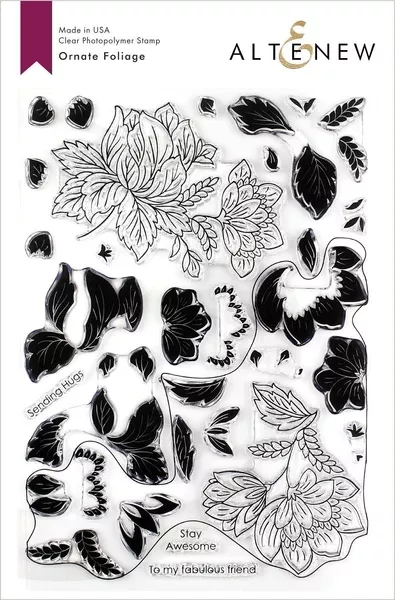 Ornate Foliage Stamp Set - RETIRING