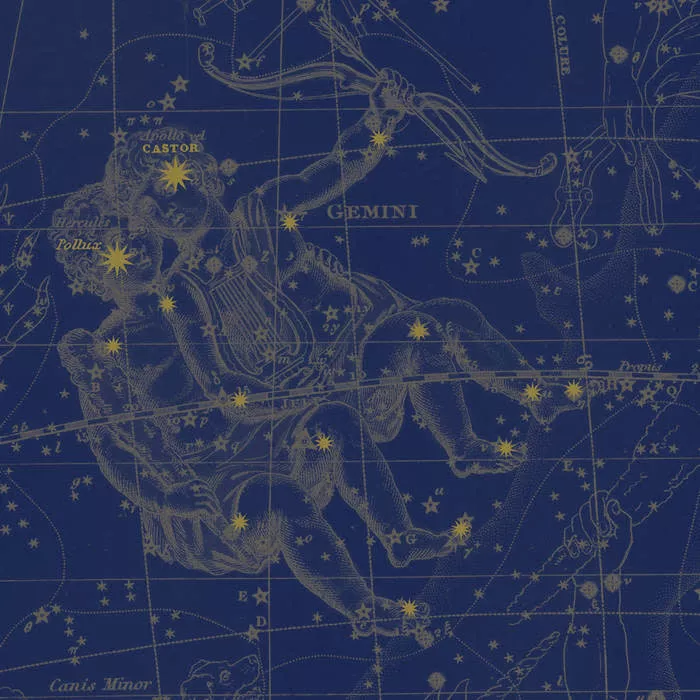 Oscar Herrera - Castor & Pollux (Translucent Glitter Blue) LP