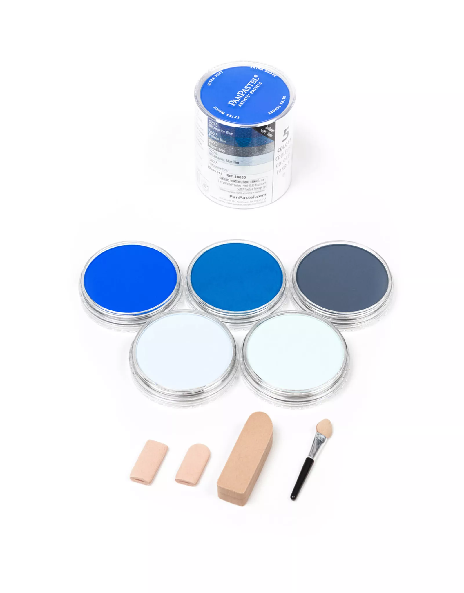 PanPastel Blues, Set of 5