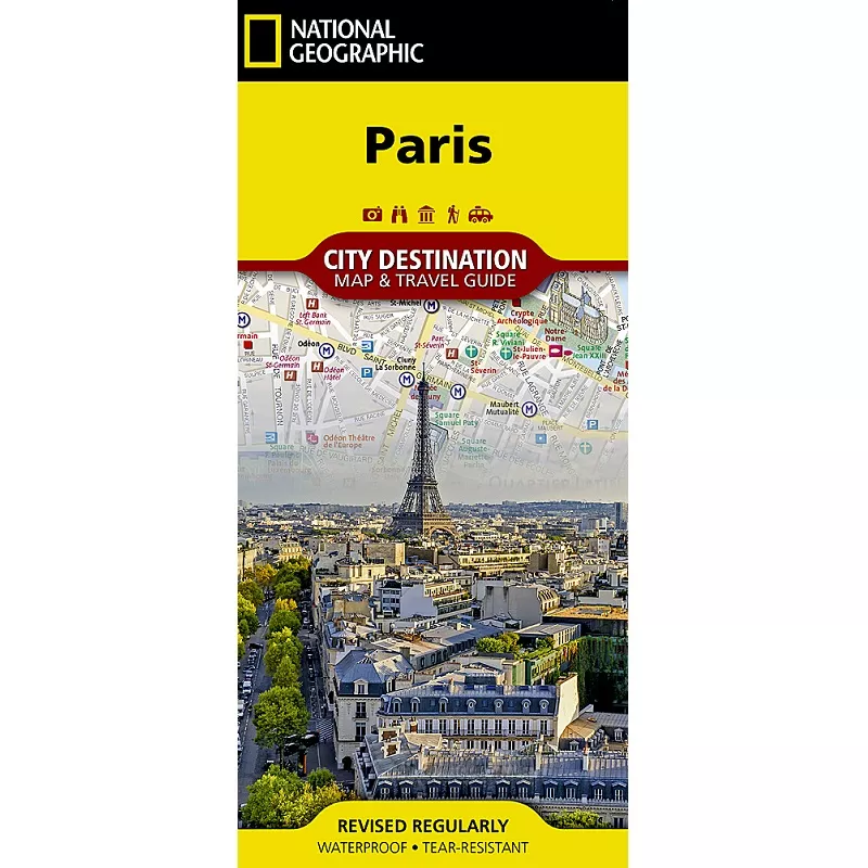 Paris City Destination Map