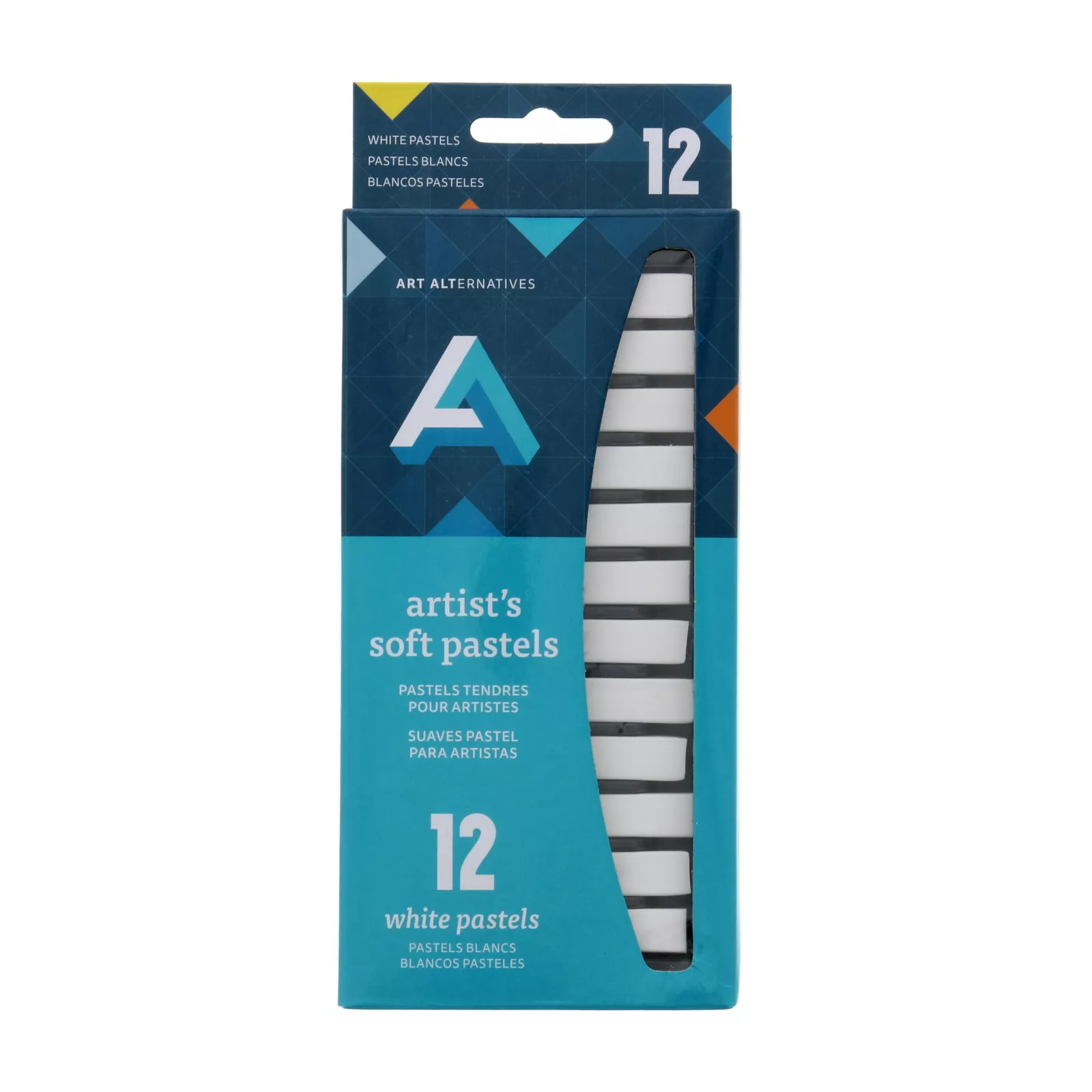 Pastels White 12/Set