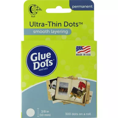Permanent Ultra-Thin Glue Dots