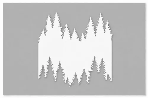 Pine Ridge Silhouette {Stencil}
