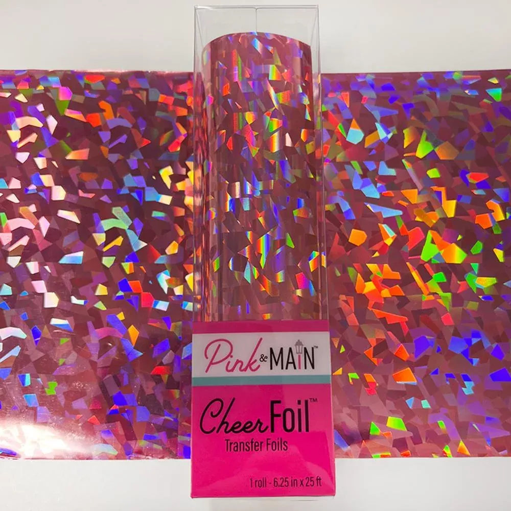 Pink & Main Shattered Pink CheerFoil