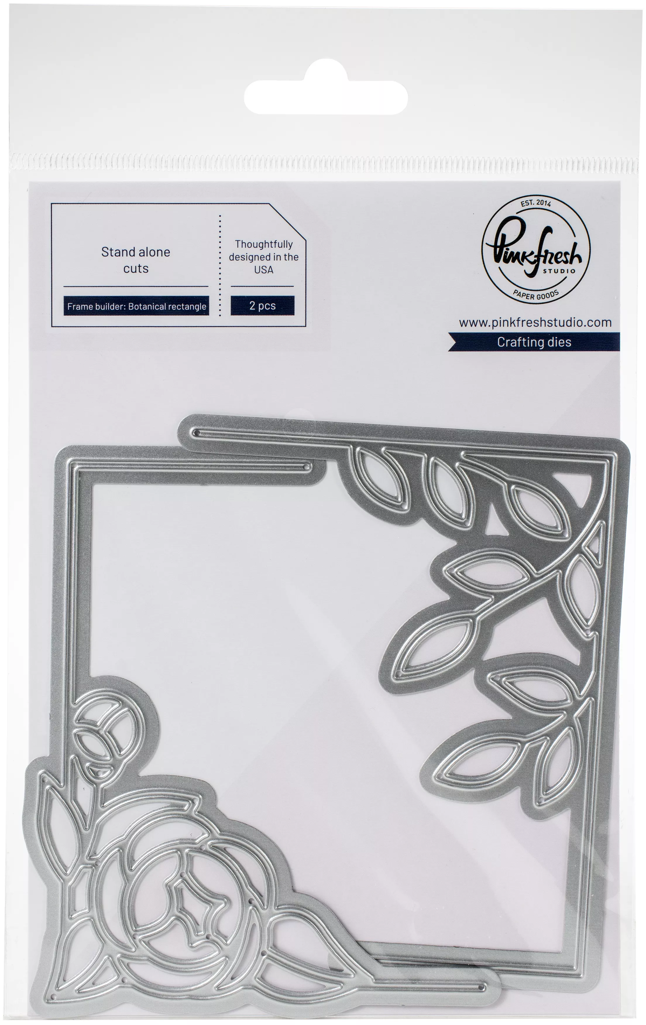 Pinkfresh Studio Die - Botanical Rectangle