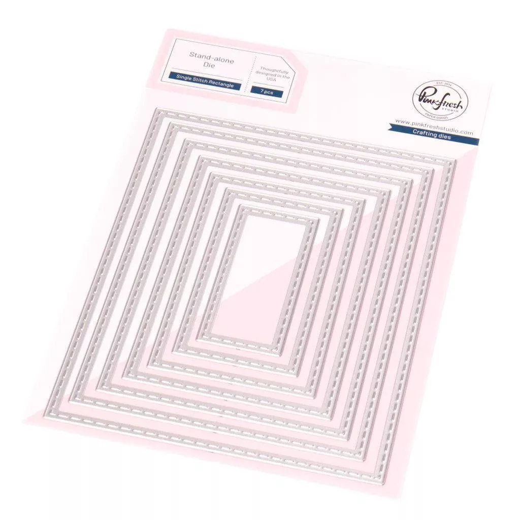 Pinkfresh Studio - Dies - Essentials: Single Stitch Rectangle