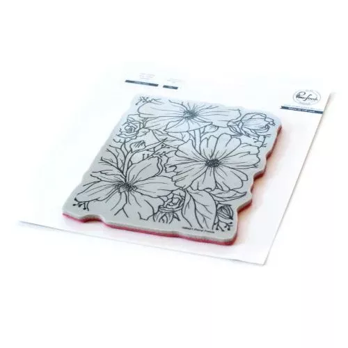 Pinkfresh Studio - Floral Focus cling stamp