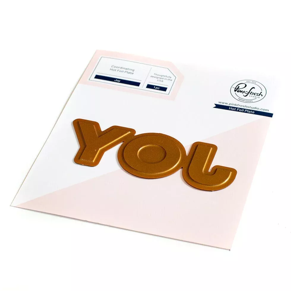 Pinkfresh Studio Joy hot foil RETIRED