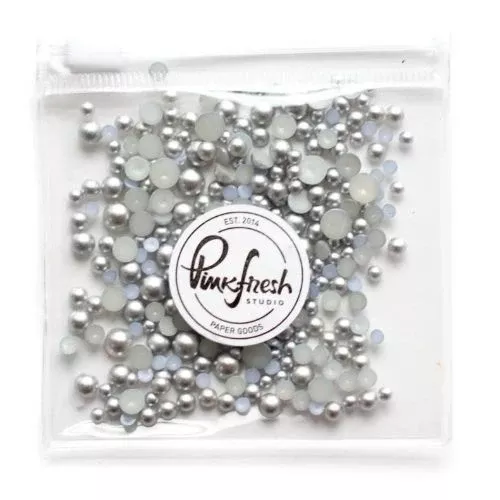 Pinkfresh Studio Metallic Beads Matte Silver