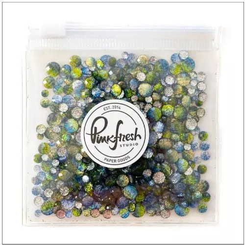 Pinkfresh Studio Ombre Glitter Drops: Enchanted Forest