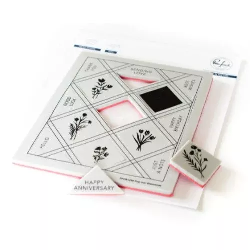 Pinkfresh Studio - Pop Out: Diamonds cling stamp