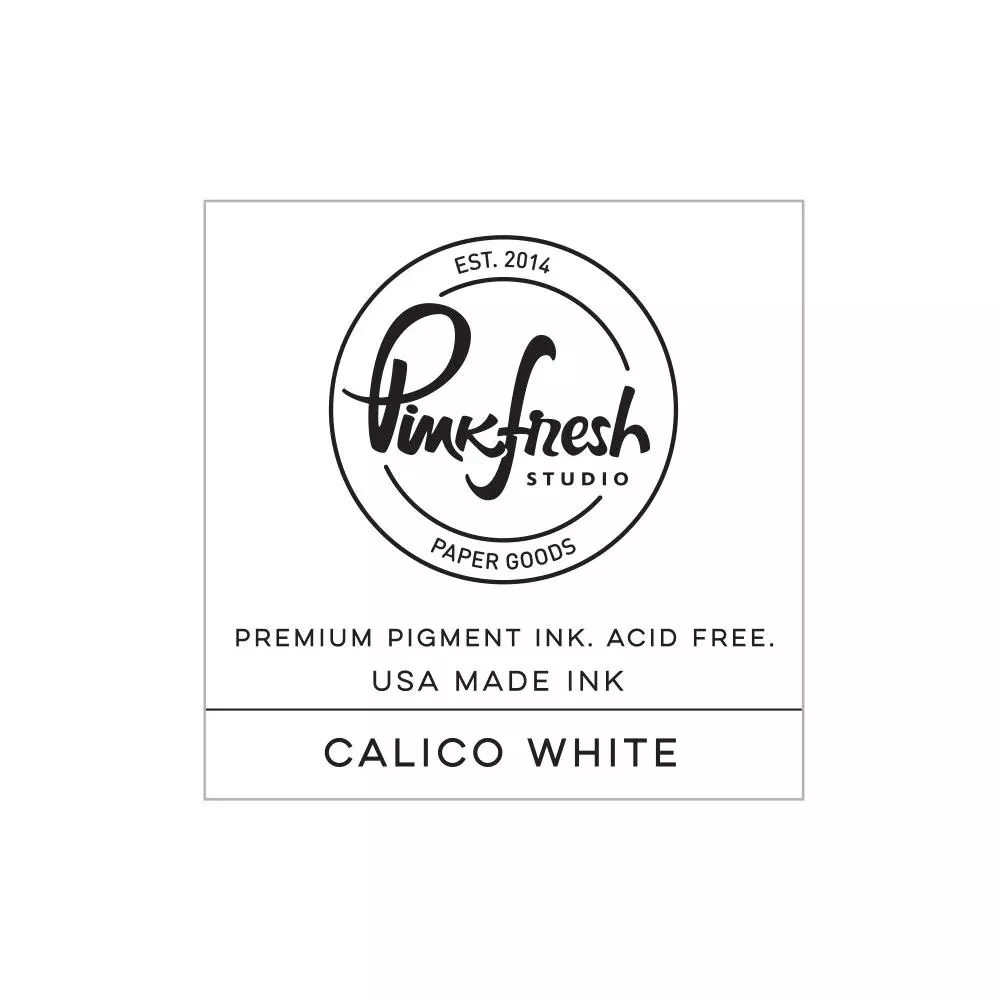 Pinkfresh Studio - Premium Pigment Ink Cube - Calico White