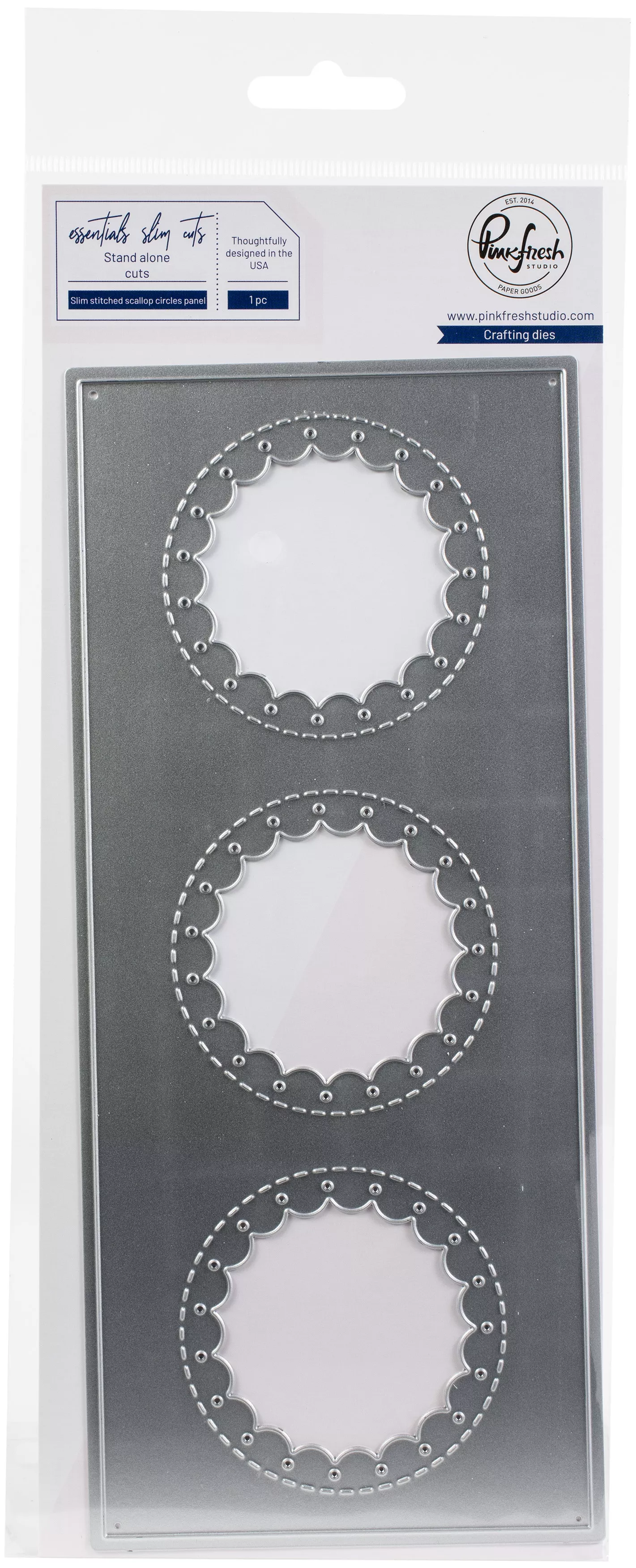 Pinkfresh Studio Slim Stitched Scallop Circle