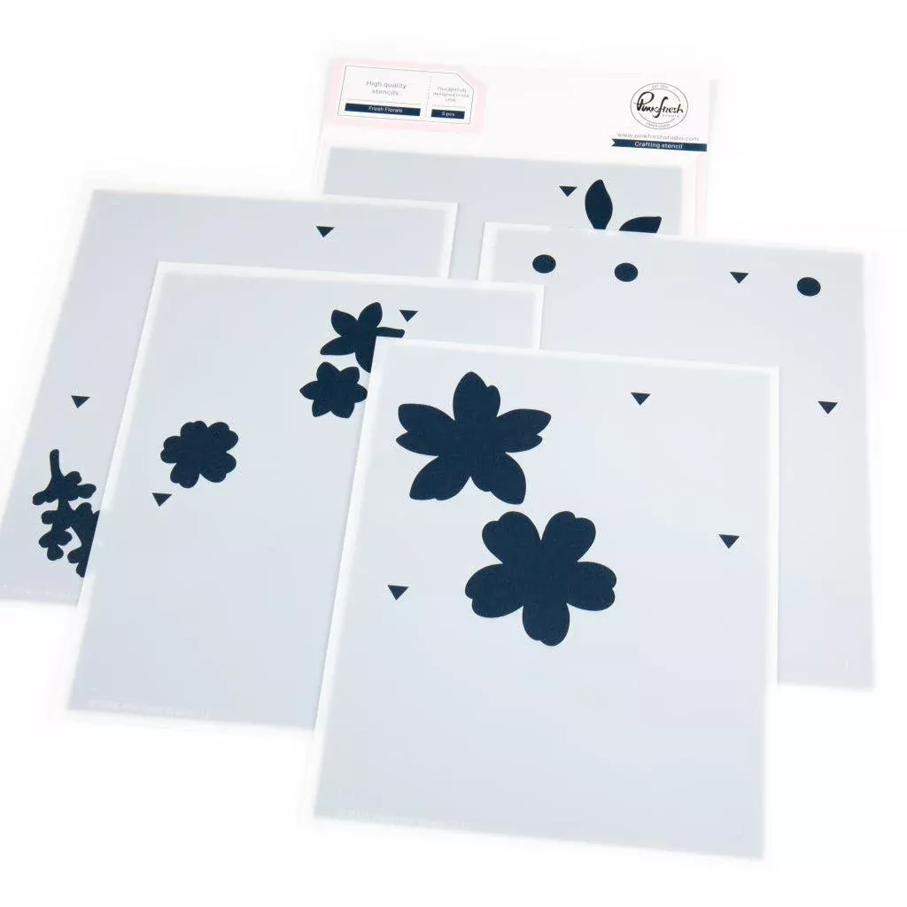 Pinkfresh Studio - Stencils - Fresh Florals