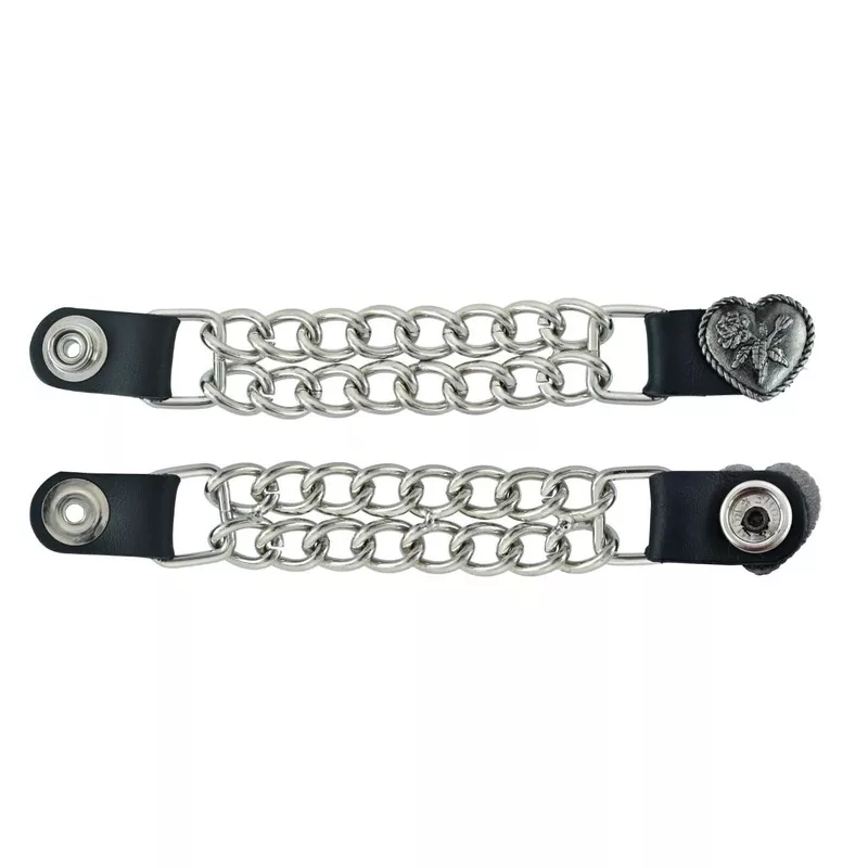 PKV133D Vest Extender - Heart Rose