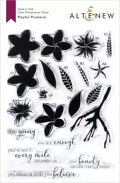 Playful Plumeria Stamp Set - RETIRING