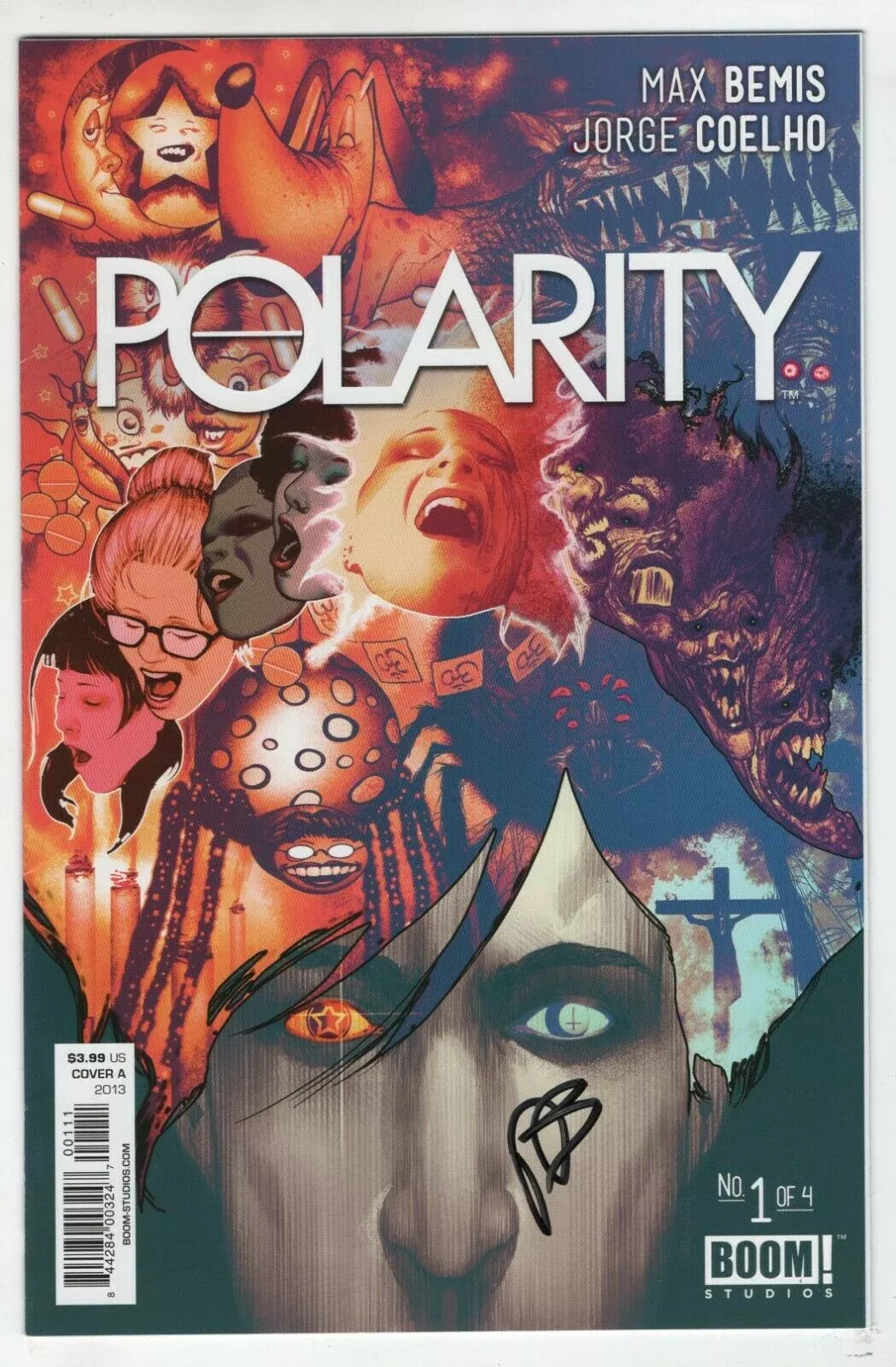 Polarity 1 Boom 2013 VF Signed Max Bemis Say Anything