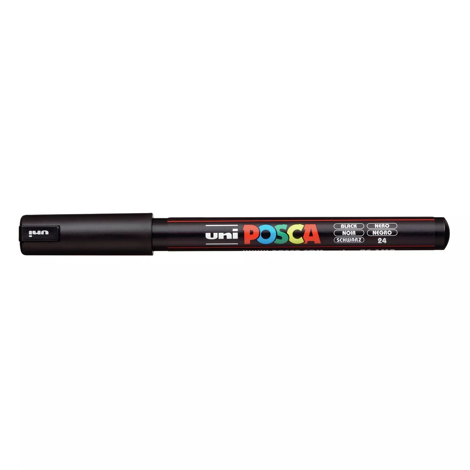 POSCA 1M Extra-Fine Metal Tip Paint Marker BLACK