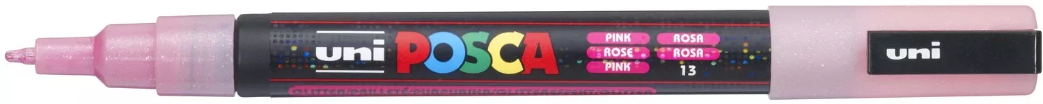 POSCA 3M Fine Bullet Tip PenGlitter Pink