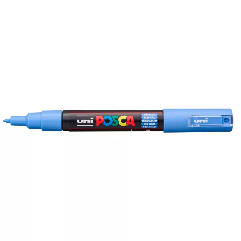 Posca PC1MExtra Fine Bullet Tip Paint Marker, Sky Blue