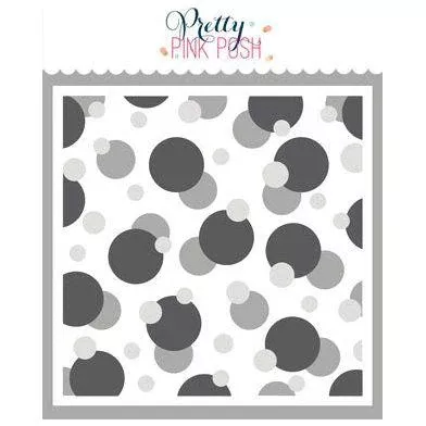Pretty Pink Posh Layered Bokeh Stencils