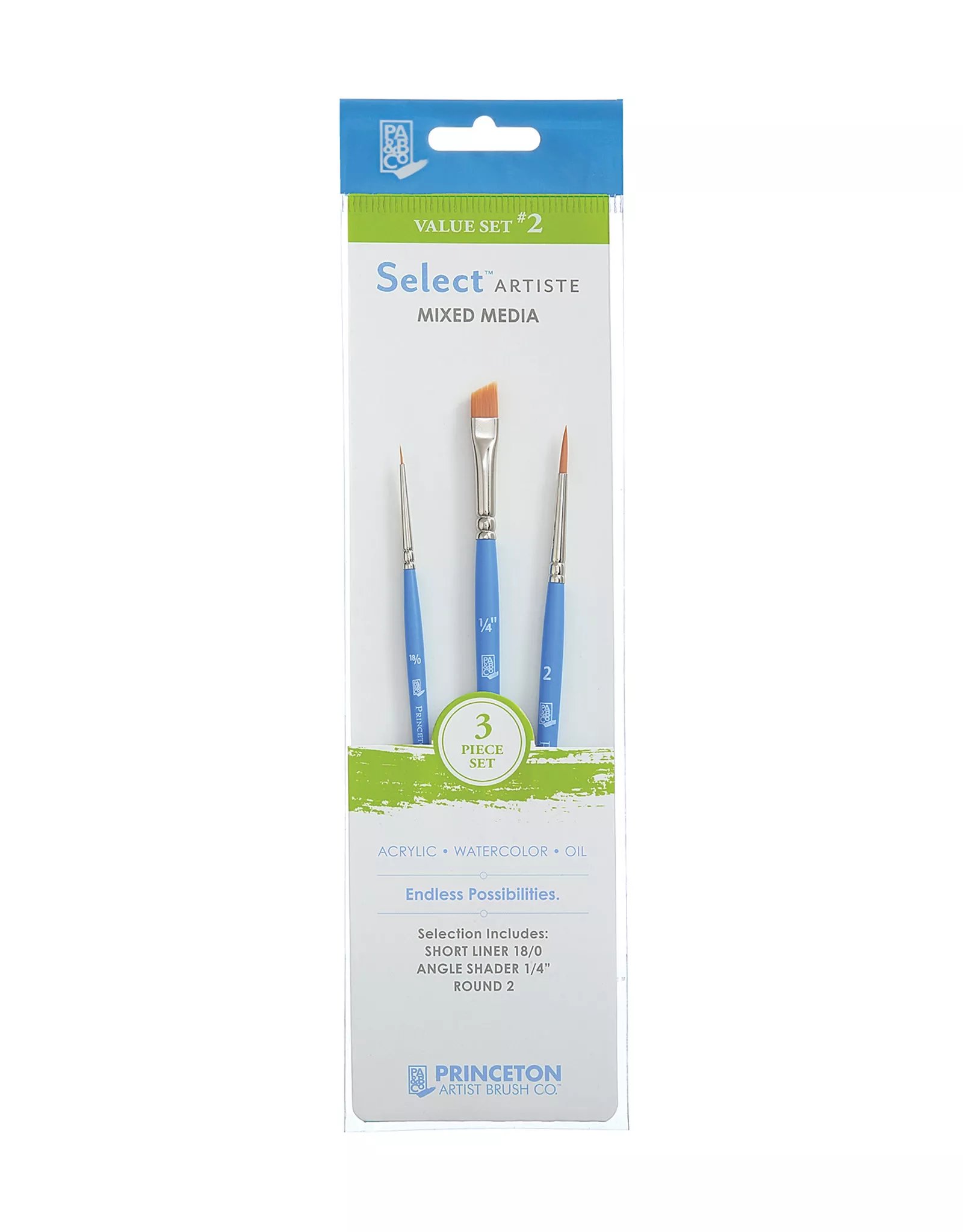 Princeton Select 3-Piece Mixed Media Value Set #2