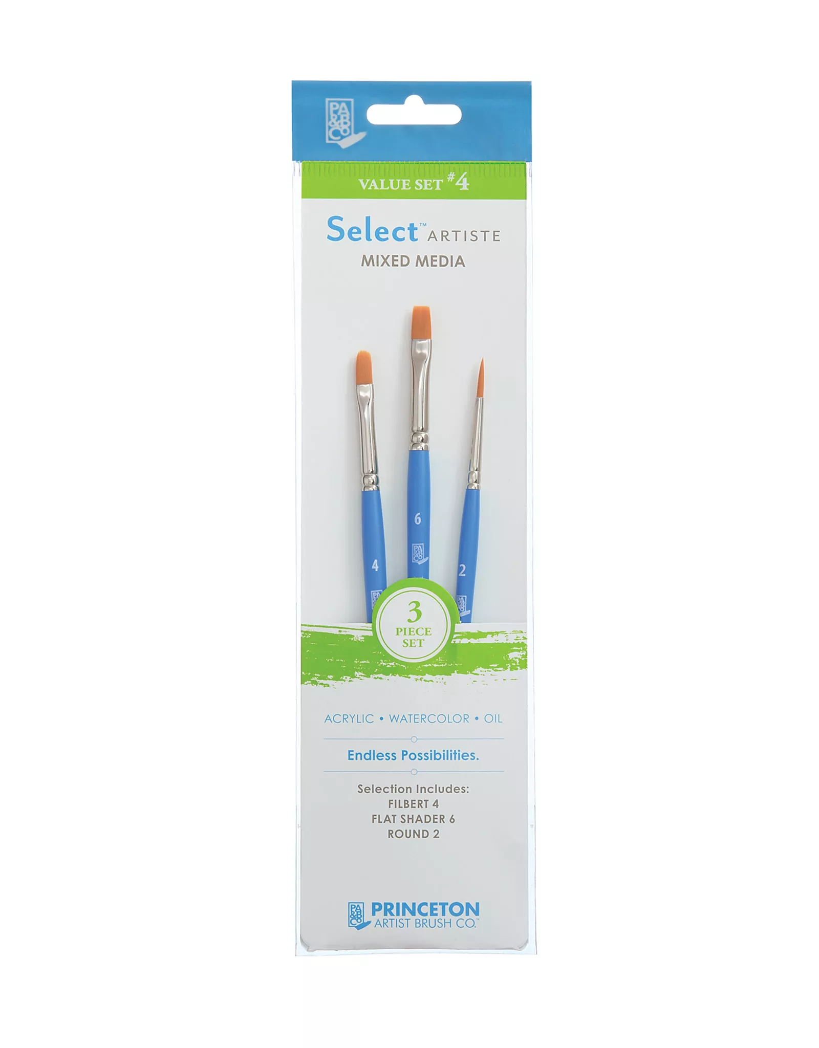 Princeton Select 3-Piece Mixed Media Value Set #4