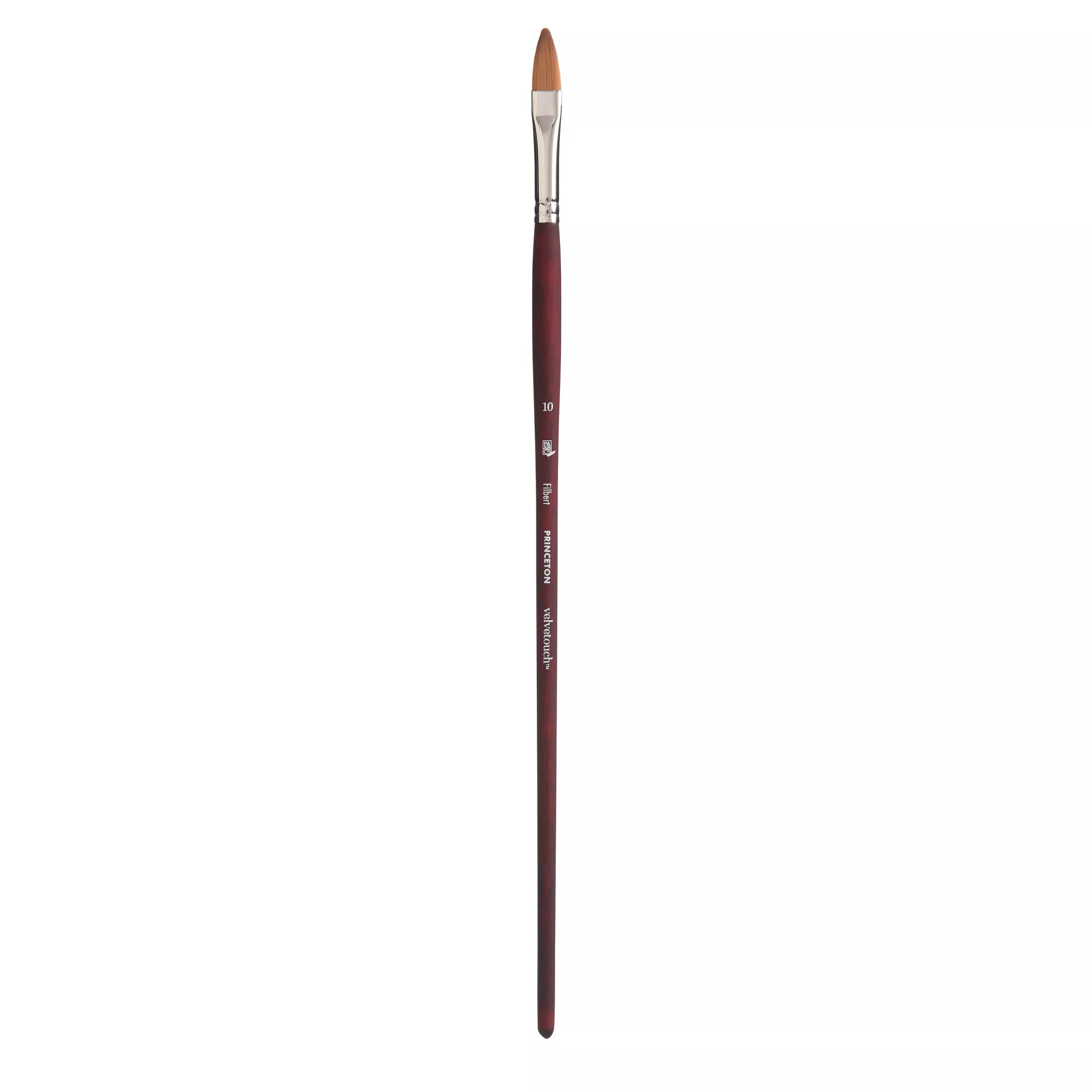 Princeton Velvetouch Long Handle Filbert # 10