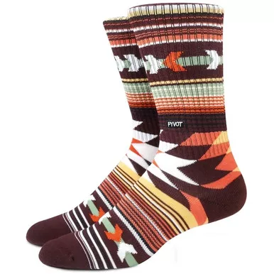 Pyvot Strata Red Socks