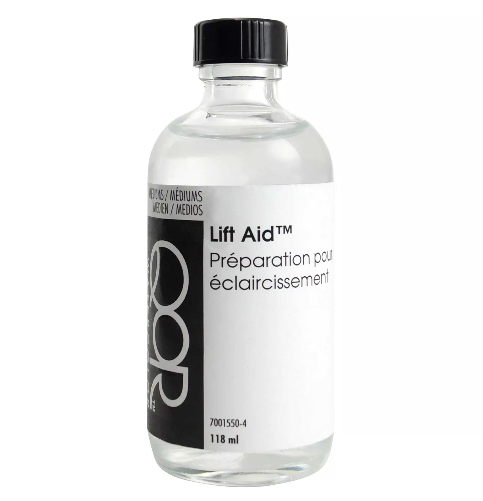 QoR Lift Aid 4oz Glass Bottle