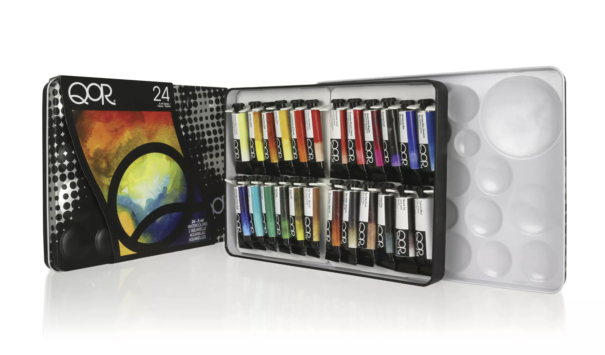 Qor Modern Watercolors Set of 24