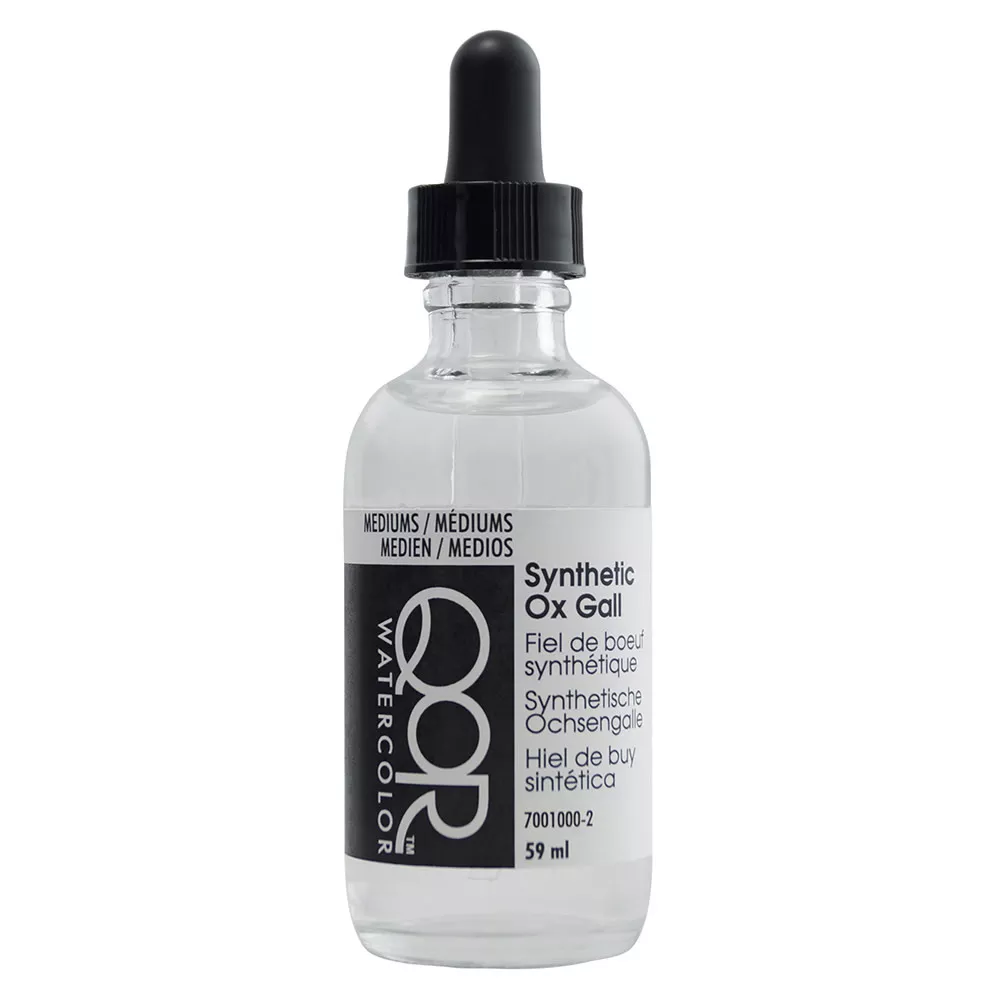 QoR Synthetic Ox Gall 2oz Glass Bottle