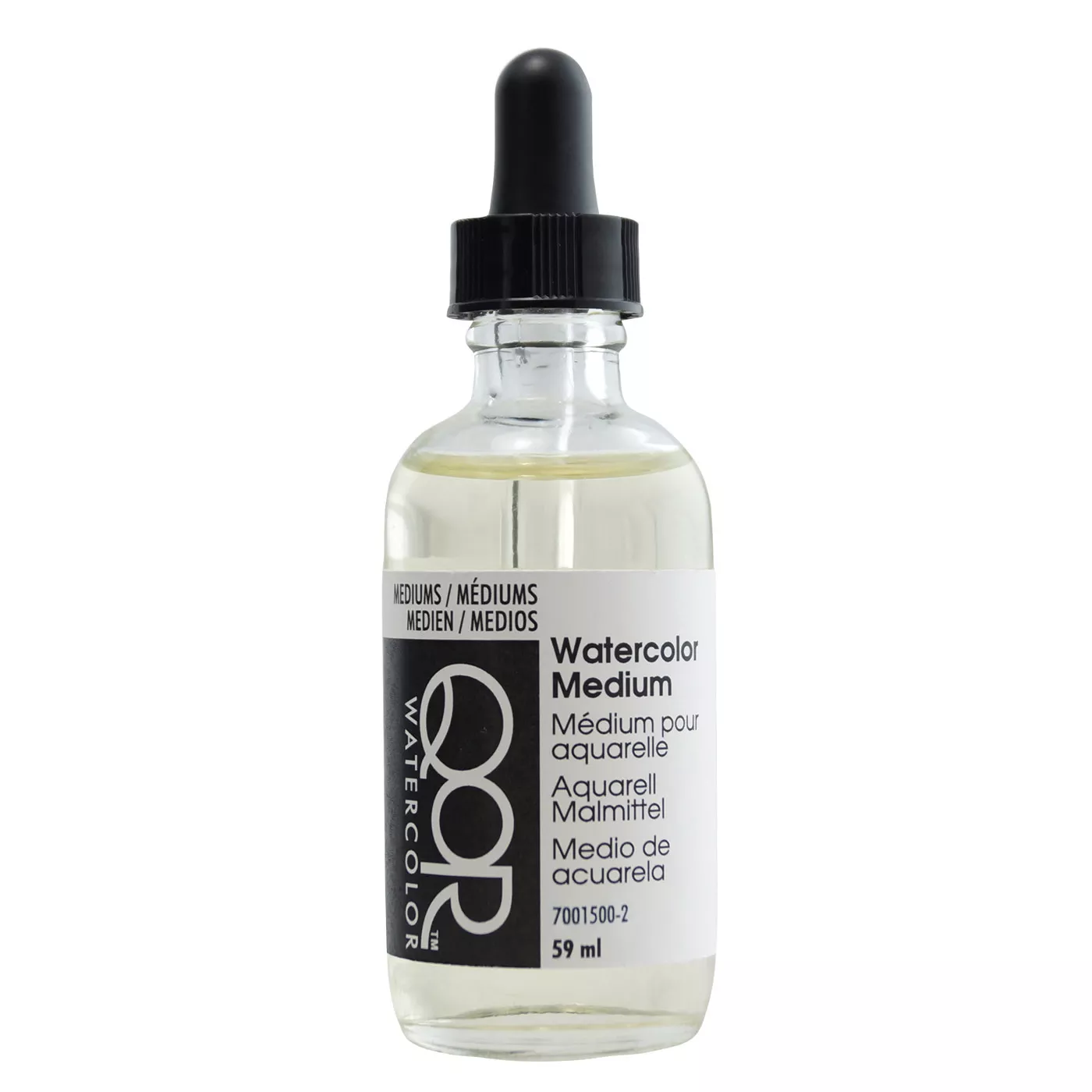 QoR Watercolor Medium 2oz Glass Bottle