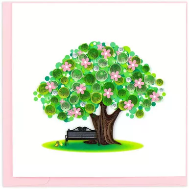 Quilled Spring Tree Card