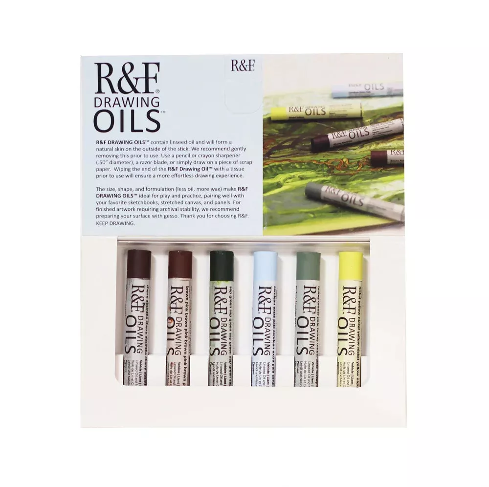 R&F Drawing Oils 12ml Set 6 Landscape