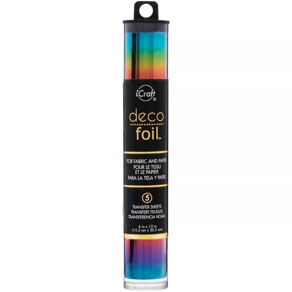 Rainbow Deco Foil 6"x12"