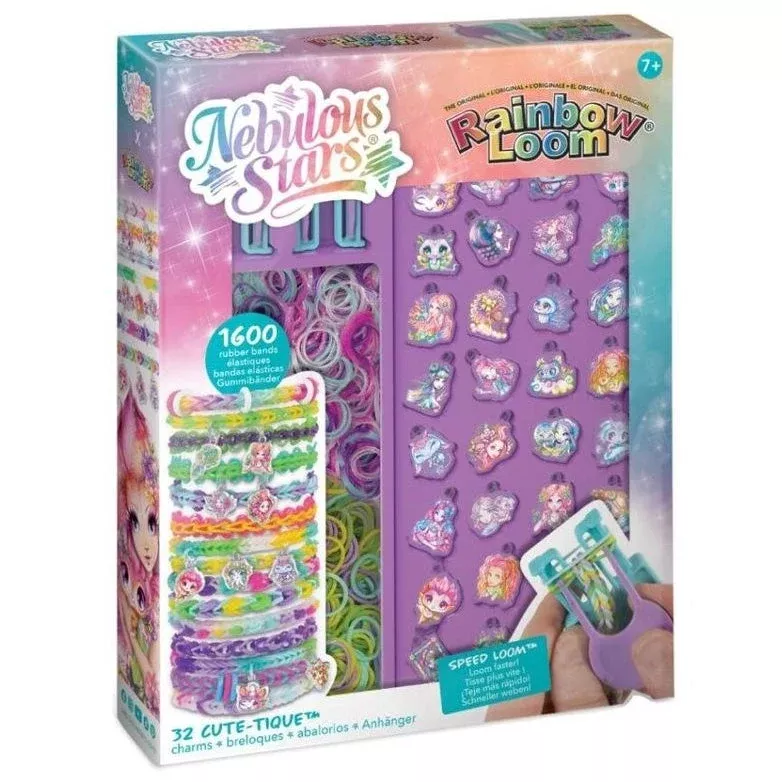 Rainbow Loom Nebulous Stars Charm Bracelet Set