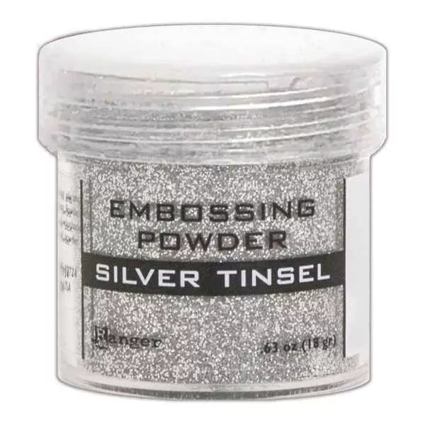 Ranger Embossing Powder Silver Tinsel epj60437