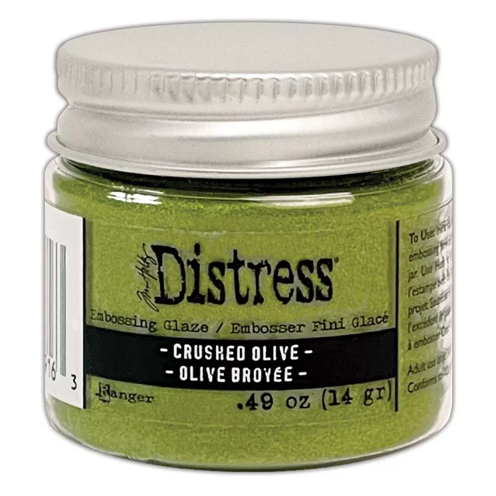 Ranger Ink - Tim Holtz - Distress Embossing Glaze - Crushed Olive