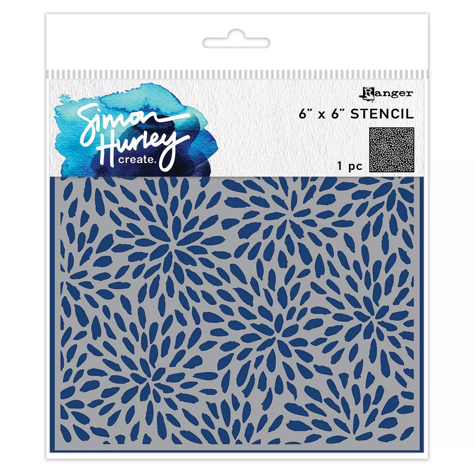 Ranger • Simon Hurley create. Stencil Painted Petals