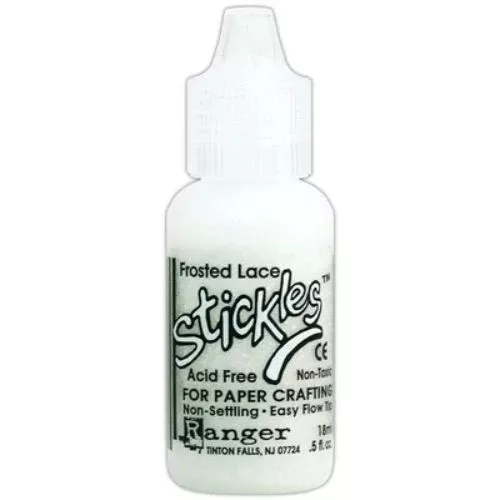 Ranger Stickles Glitter Glue .5oz Frosted Lace