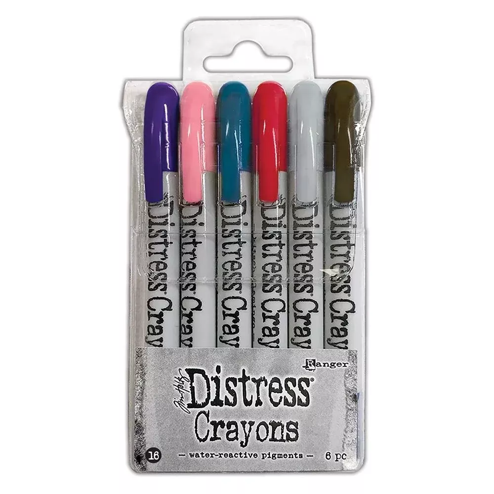 Ranger - Tim Holtz Distress Crayon Set - Set #16, TDBK84792