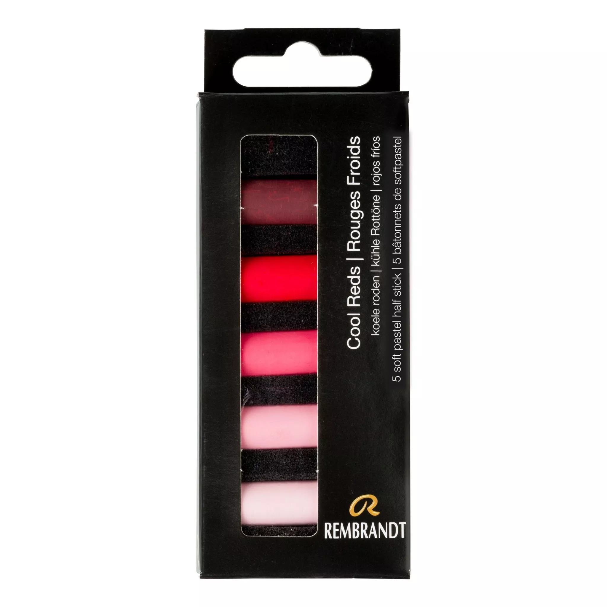 Rembrandt Soft Pastel 5 Half Stick Micro Set Cool Reds
