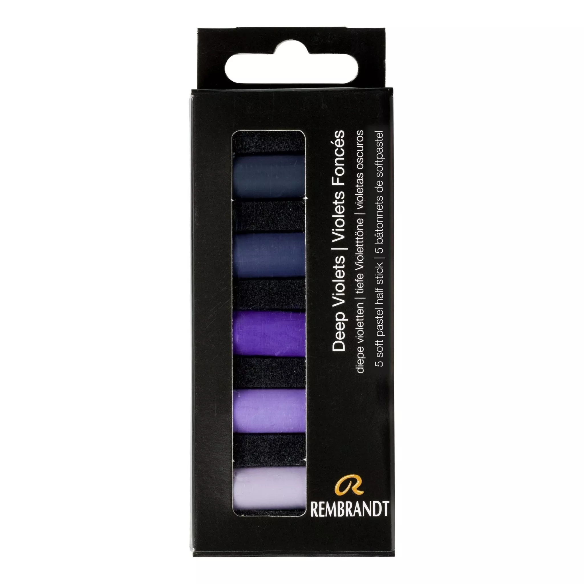 Rembrandt Soft Pastels, Deep Violets Set of 5