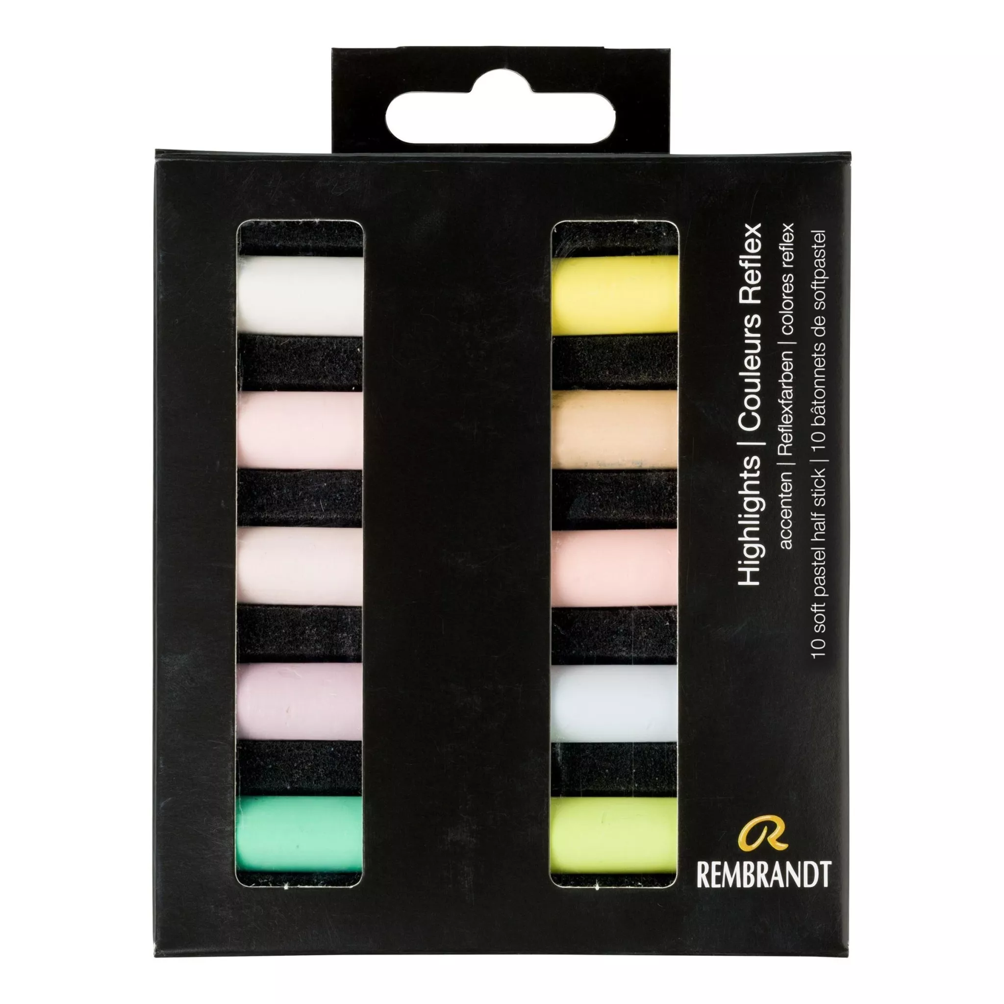 Rembrandt Soft Pastels, Highlights Set of 10