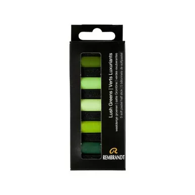 Rembrandt Soft Pastels Lush Greens Set