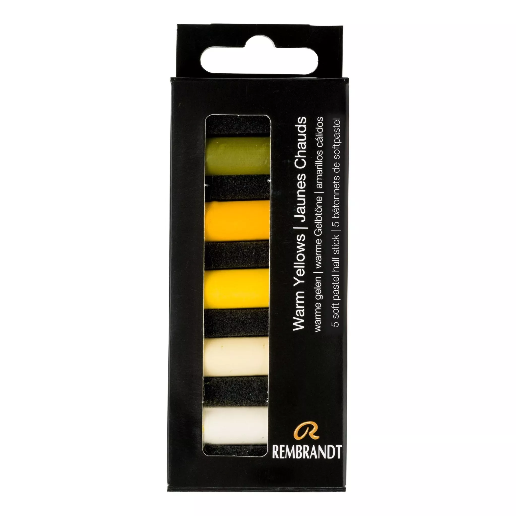 Rembrandt Soft Pastels, Warm Yellows Set of 5