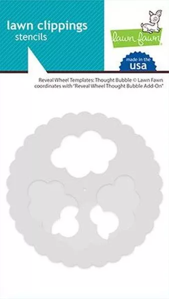 Reveal Wheel Templates: Thought Bubble - Lawn Fawn