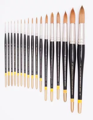 RICHESON 9000 series Sizes 2 and 4 round brushes (2 pc.)